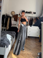 Custom AD Baggy Flared Jeans