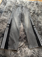 Custom AD Baggy Flared Jeans