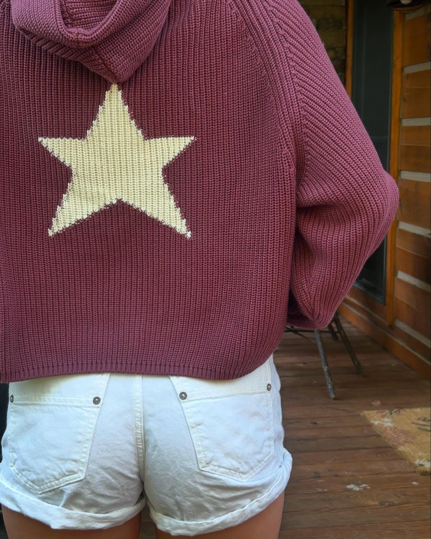 UNISEX KNIT HOODIE