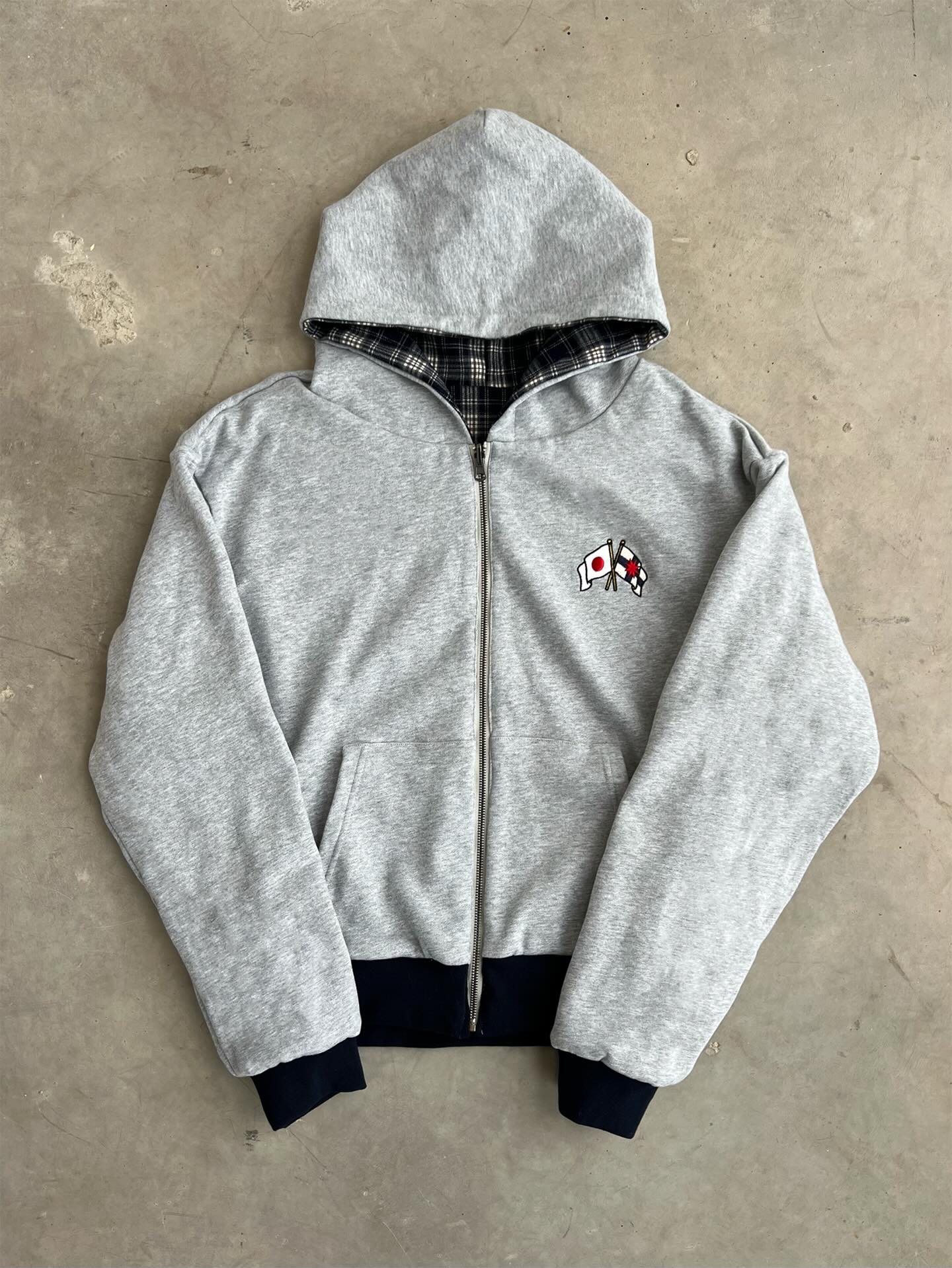 Unisex Reversible japan hoodie