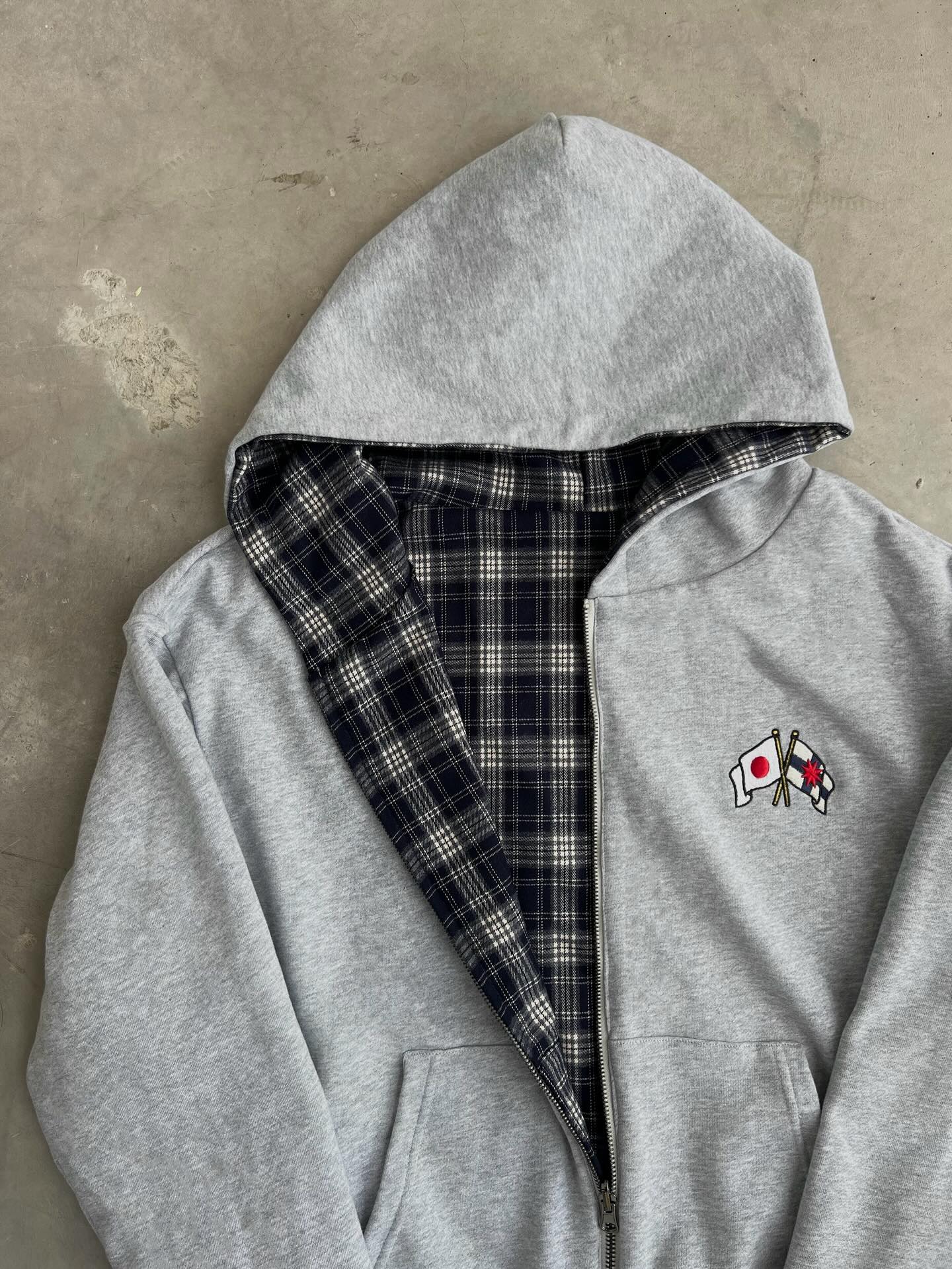 Unisex Reversible japan hoodie
